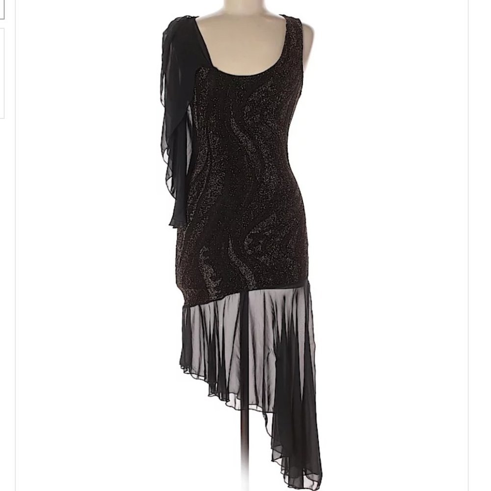 A Symmetrical Symphony Cocktail Dress